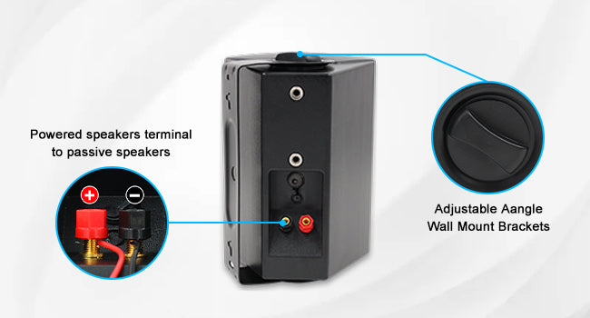 Herdio Passive All Weather Outdoor Speakers