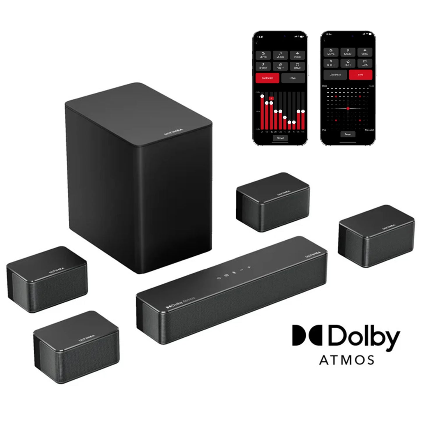 ULTIMEA 460W 7.1ch Home Theater System
