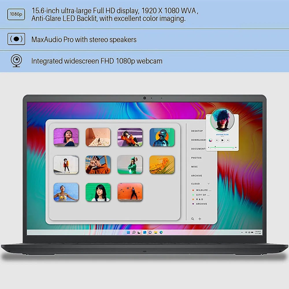 Dell Inspiron 15.6" Touchscreen Laptop, Intel 13th Gen i7-1355U, Up to 64GB RAM