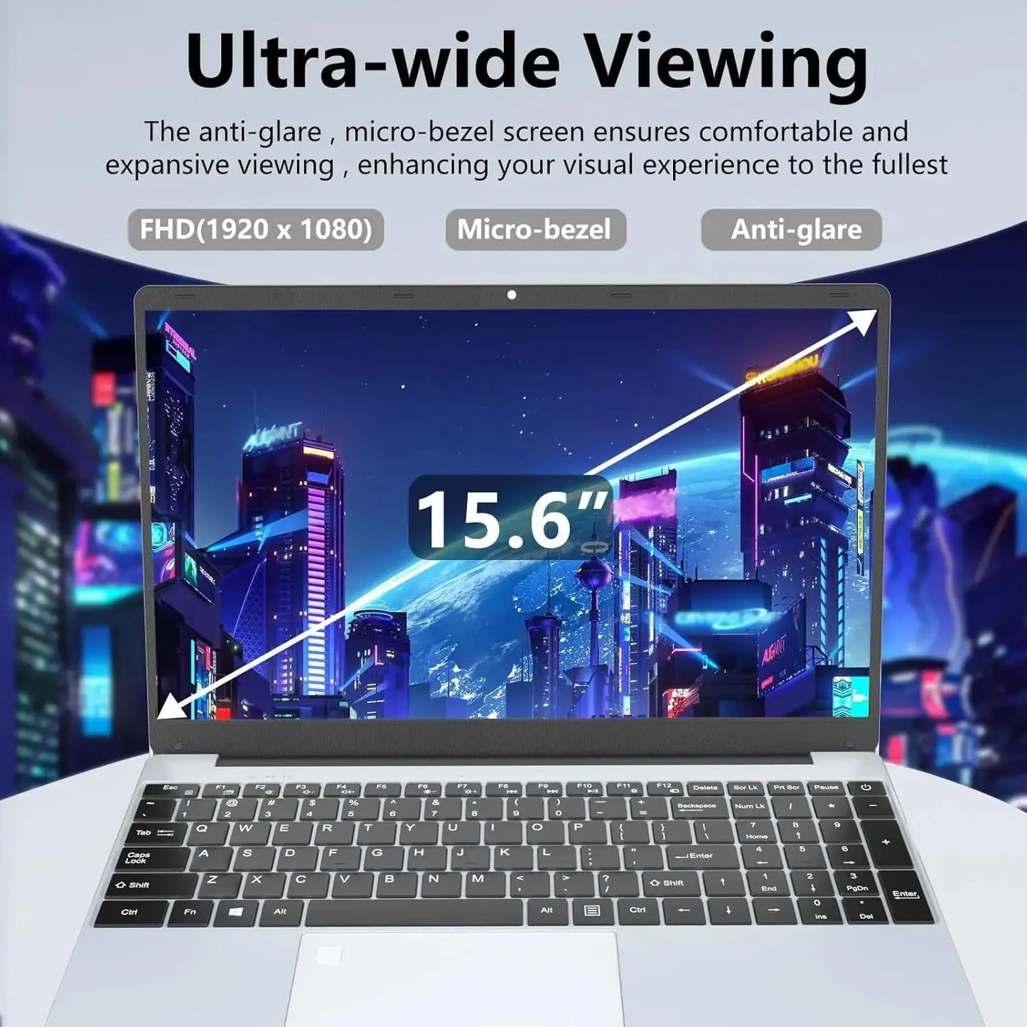 15.6 inch Fingerprint Unlock Windows 11 Gaming Laptop