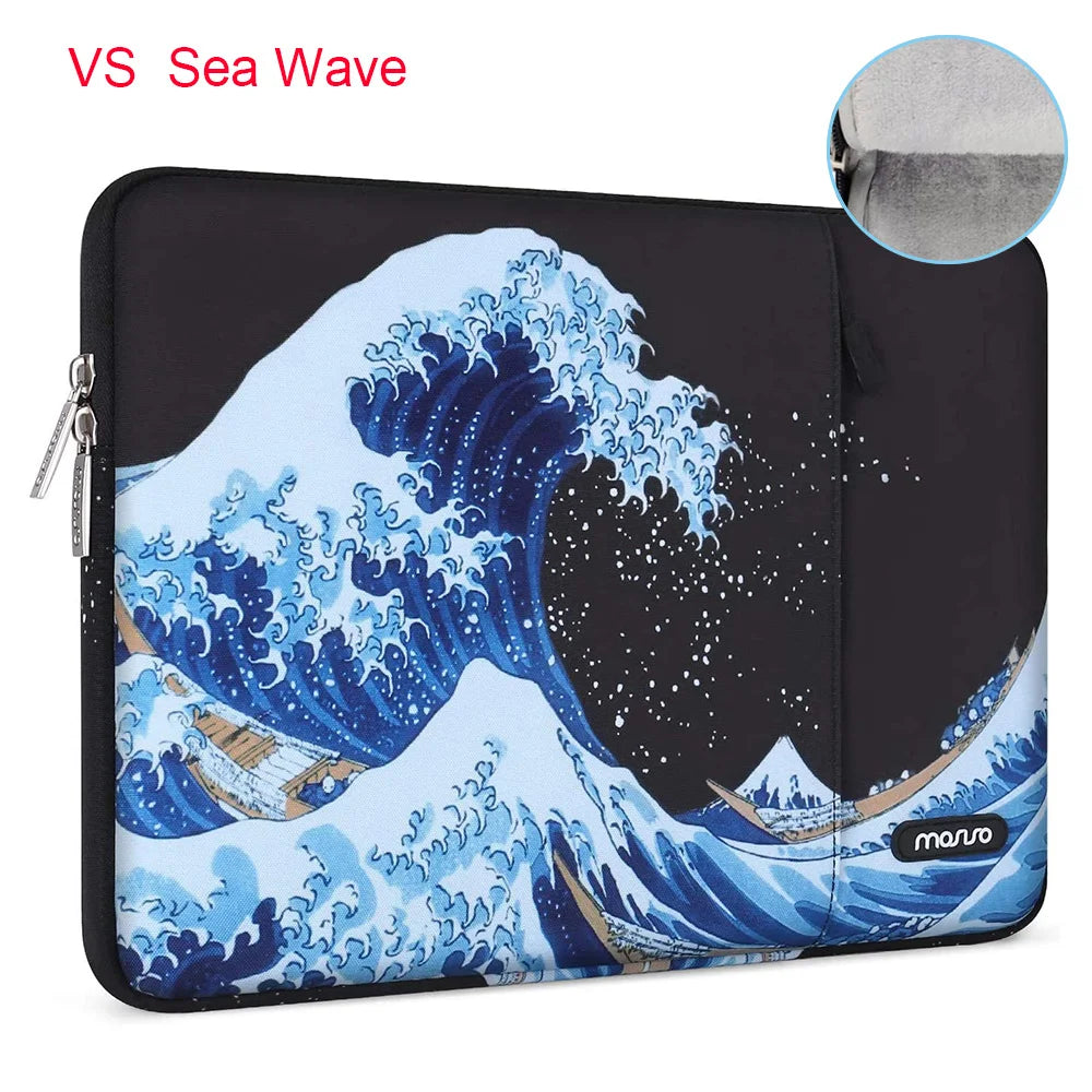 Mosiso Waterproof Laptop Bag Canvas Cover for Men & Women