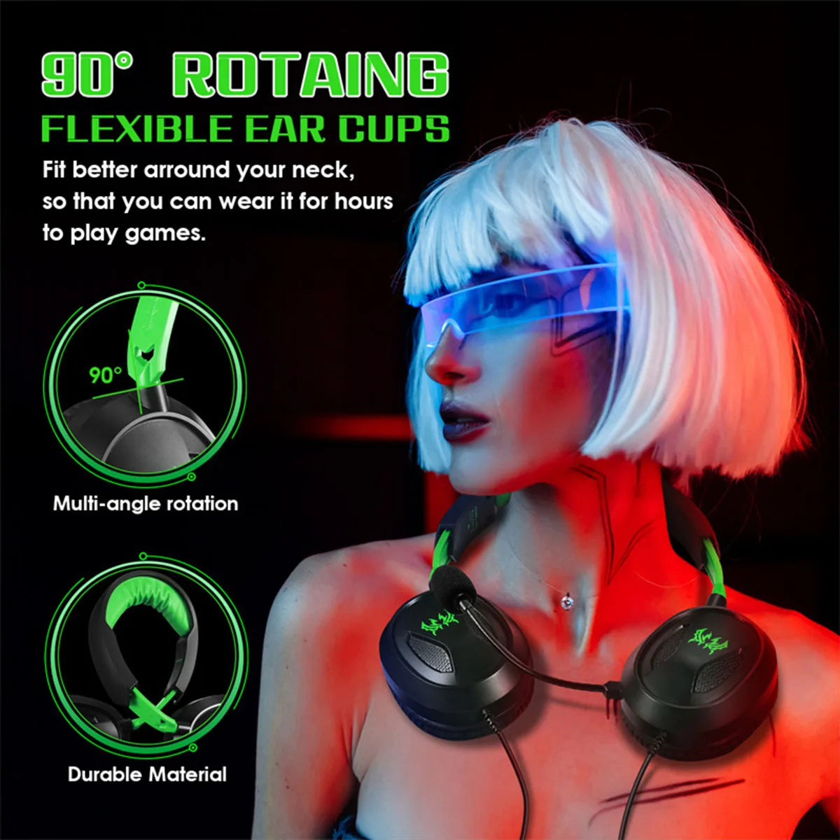 G3100 3.5mm Wired Gaming Headset for Multiplatform