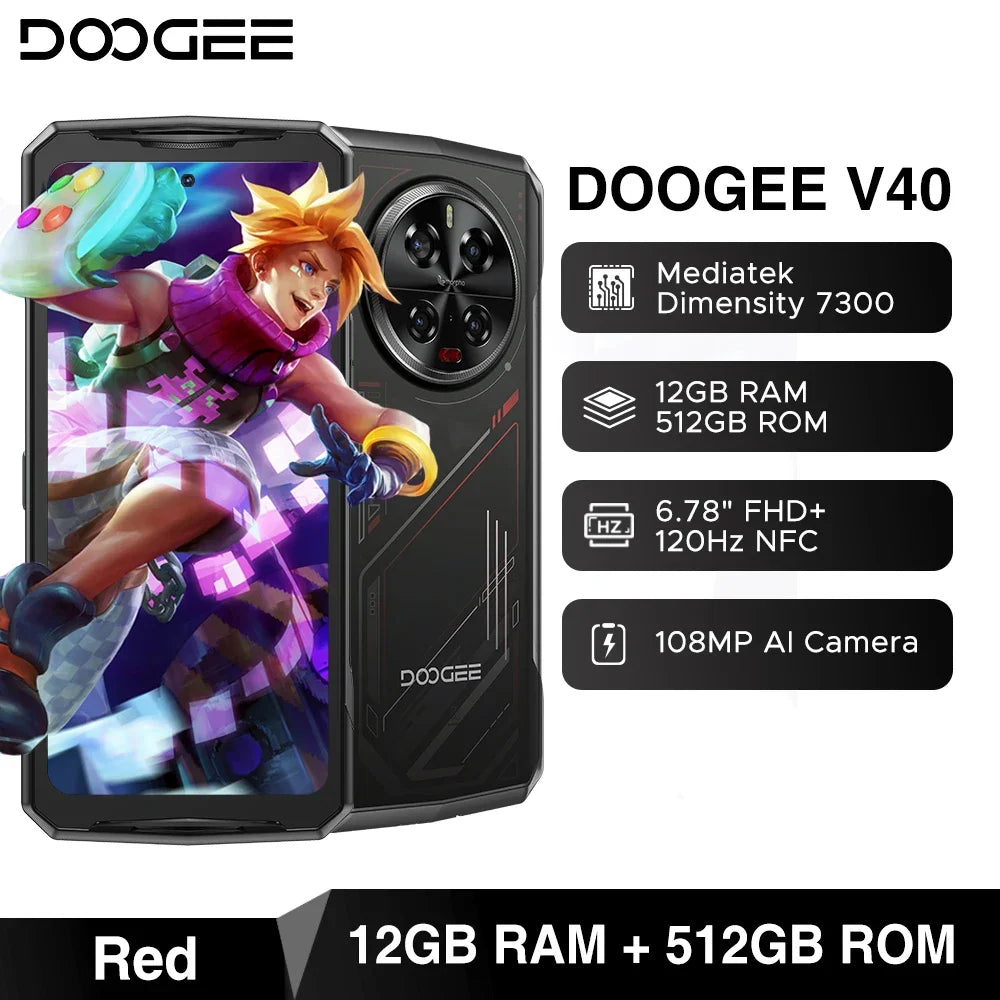 DOOGEE Global Version V40 5G Rugged Phone
