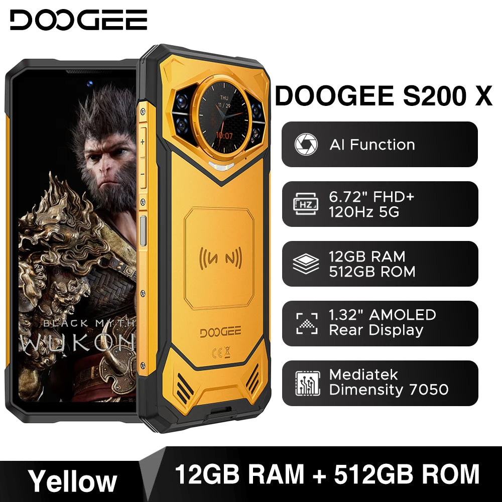 Global Version DOOGEE S200 X 5G Rugged Phone