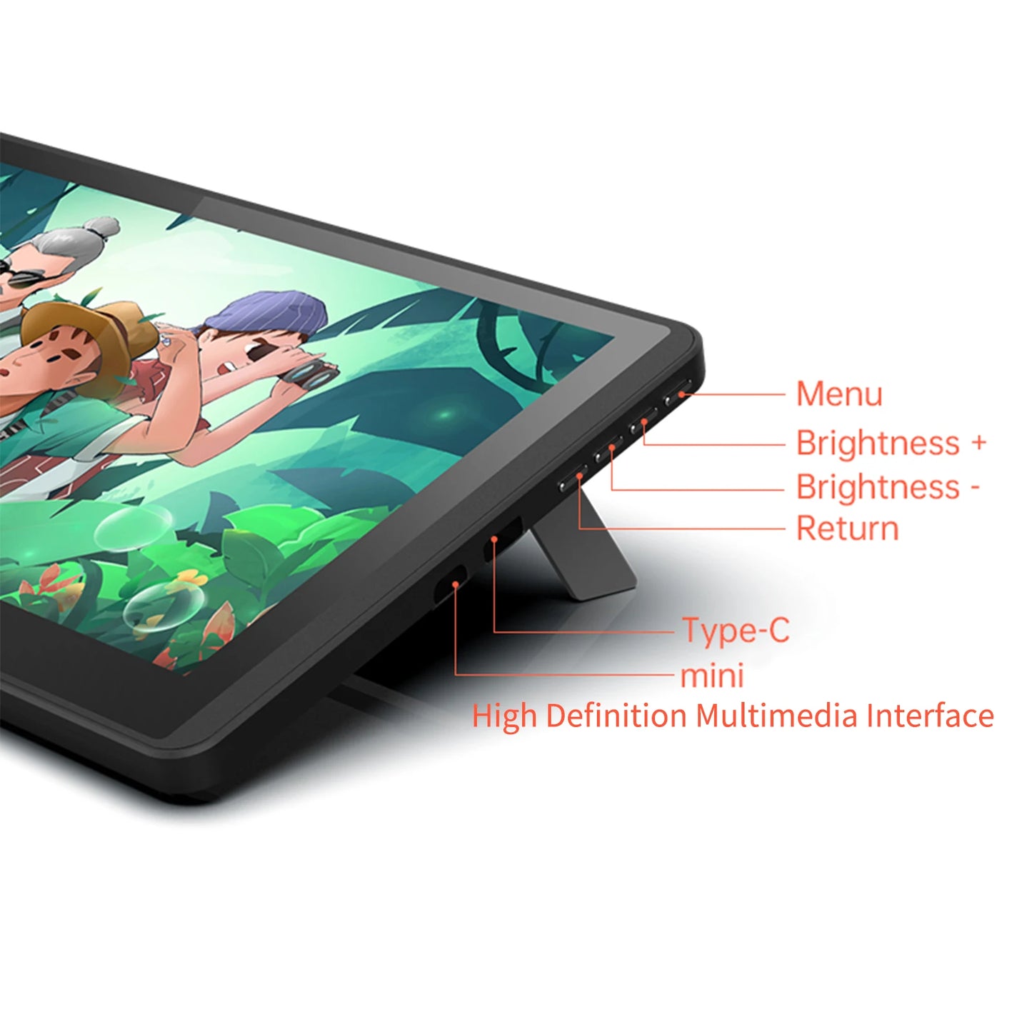 Bisofice Graphics Drawing Tablet Monitor 11.6 Inch