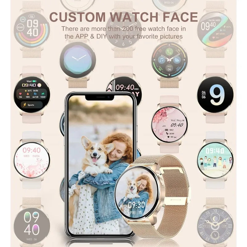 Smart Watch for Women, for Android and iOS Phones
