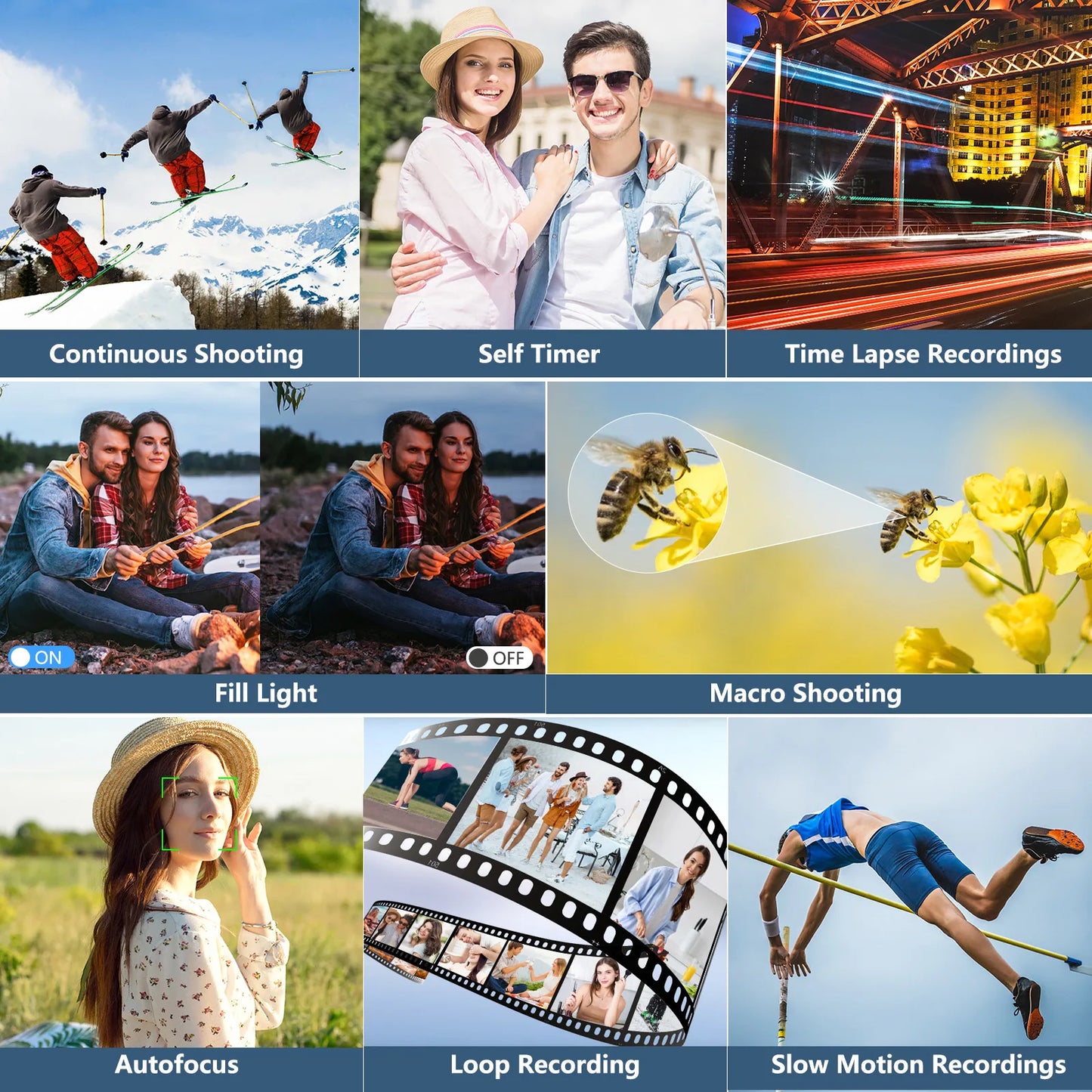 4K Compact Digital Photography Camera, WiFi Webcam