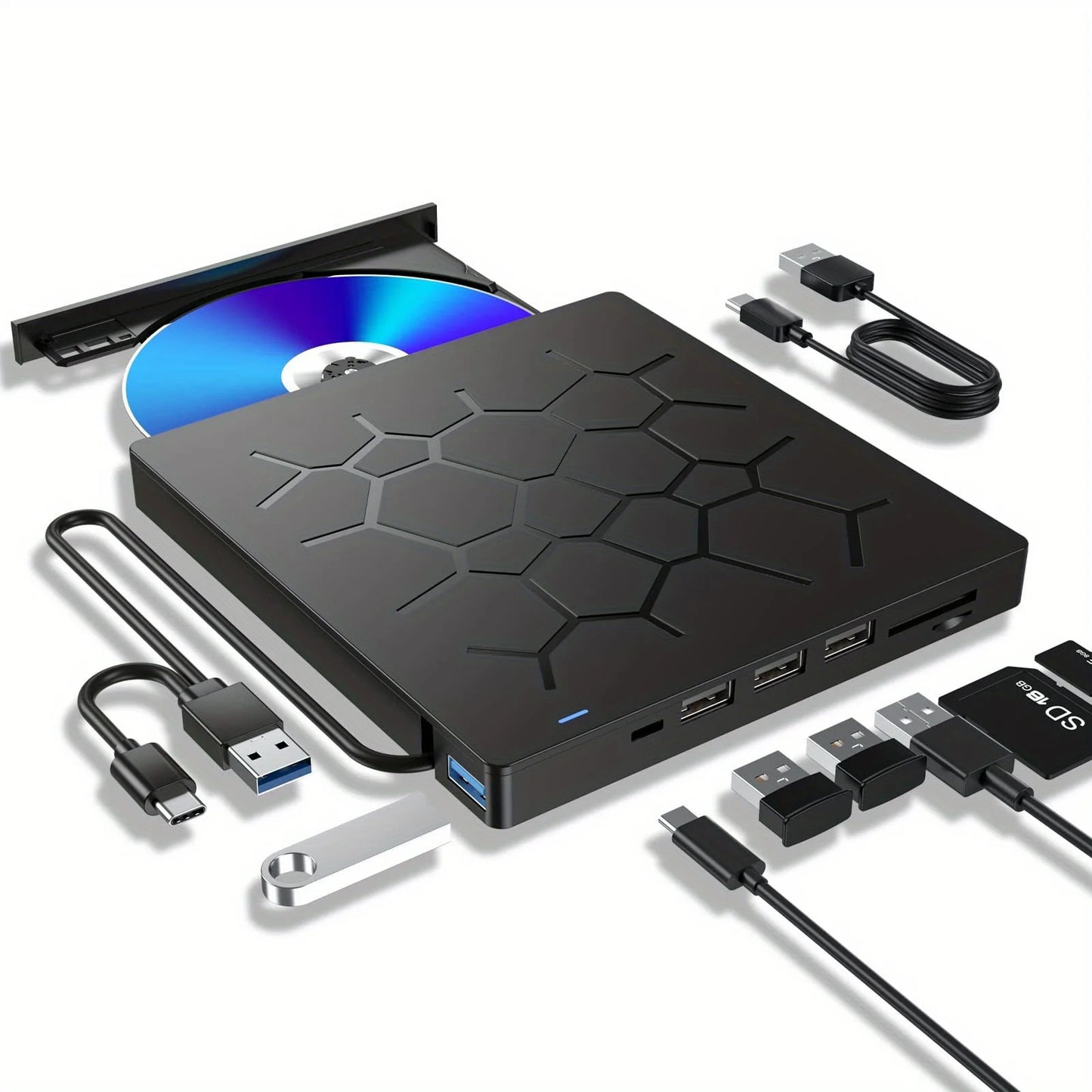 7 IN 1 USB 3.0 Portable External Disk Drive