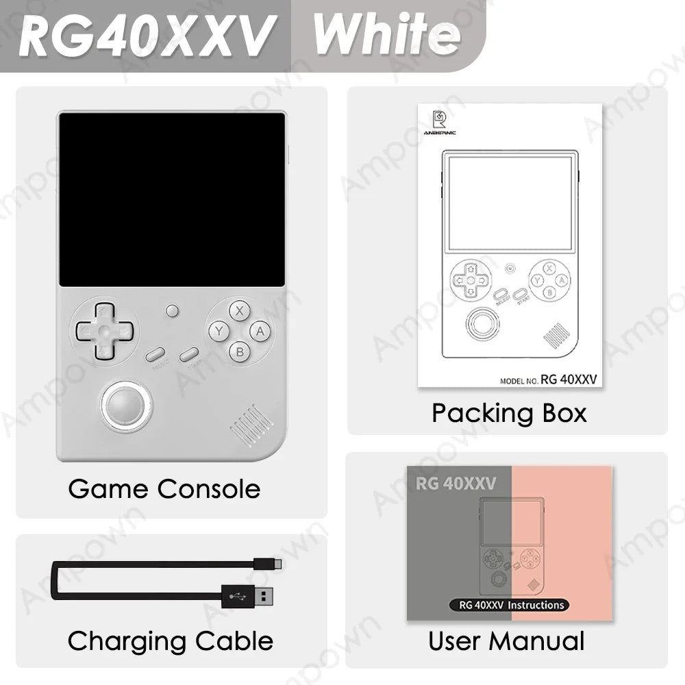 ANBERNIC RG40XXV Handheld Game Console 4'' IPS Screen