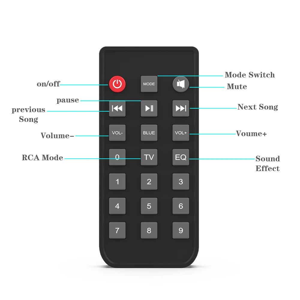 Home Theater Sound System Speaker with Bluetooth