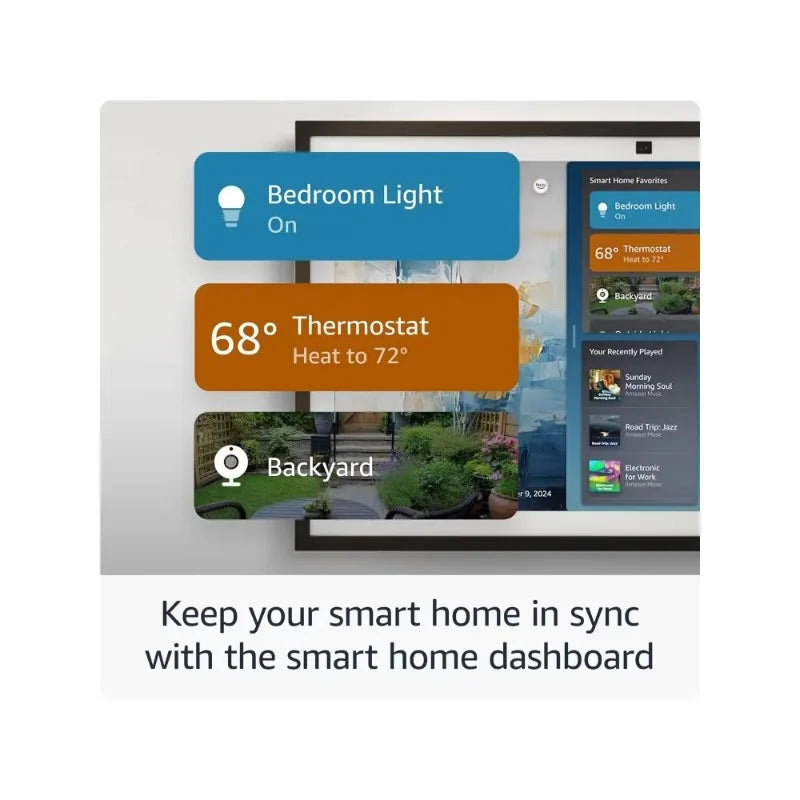 Echo Show 15 HD 15.6" smart kitchen TV with Alexa