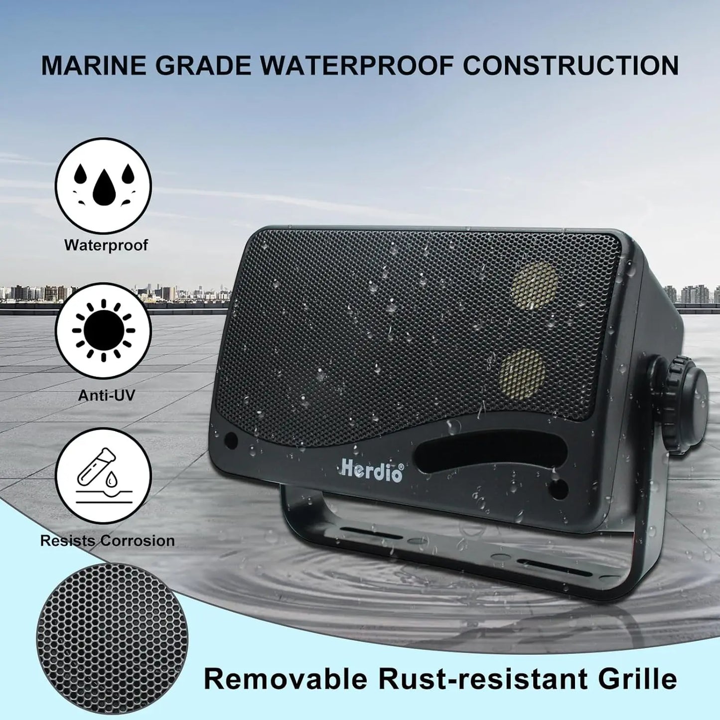 Herdio 3.5'' Passive Outdoor Speakers