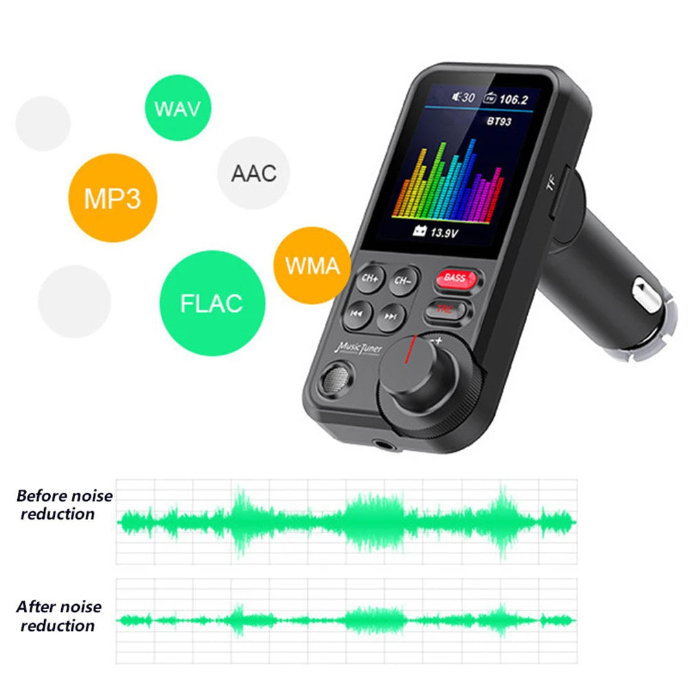 1.8 Inch Bluetooth-Compatible Quick Car Charging Music Player