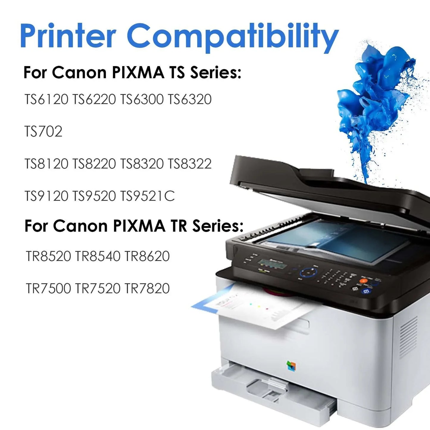 5PK Ink Cartridges for Canon Printers