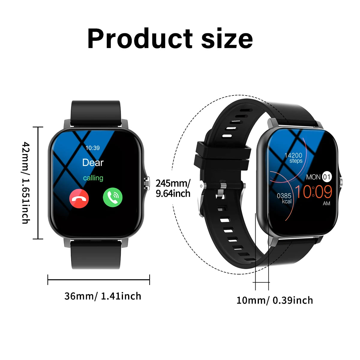Smart Watch Bluetooth Call with Touch Dial