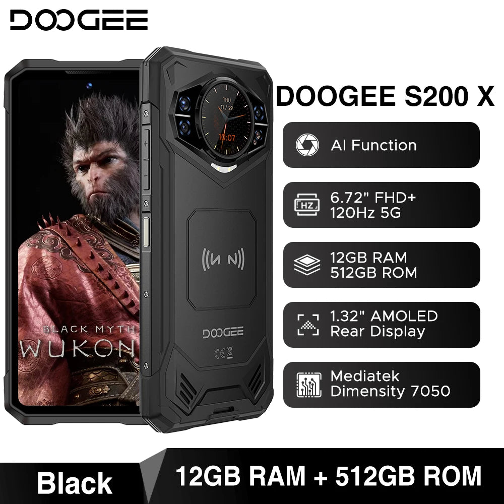 Global Version DOOGEE S200 X 5G Rugged Phone