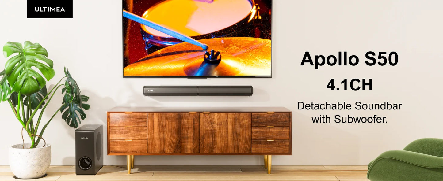 ULTIMEA 200W Home Theater Bluetooth Speakers with Soundbar