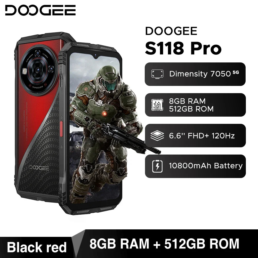 Global Version DOOGEE S118 Pro 5G Rugged Phone