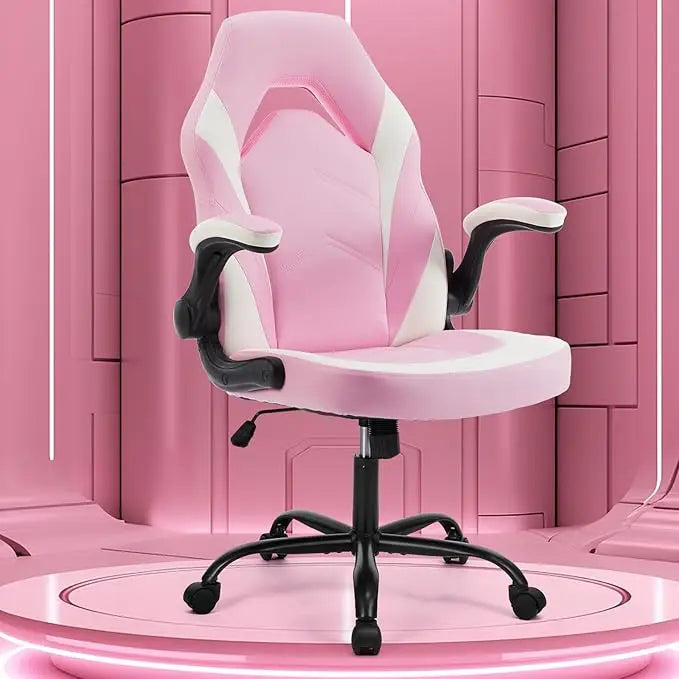 Gaming Chair with Adjustable Swivel Recliner