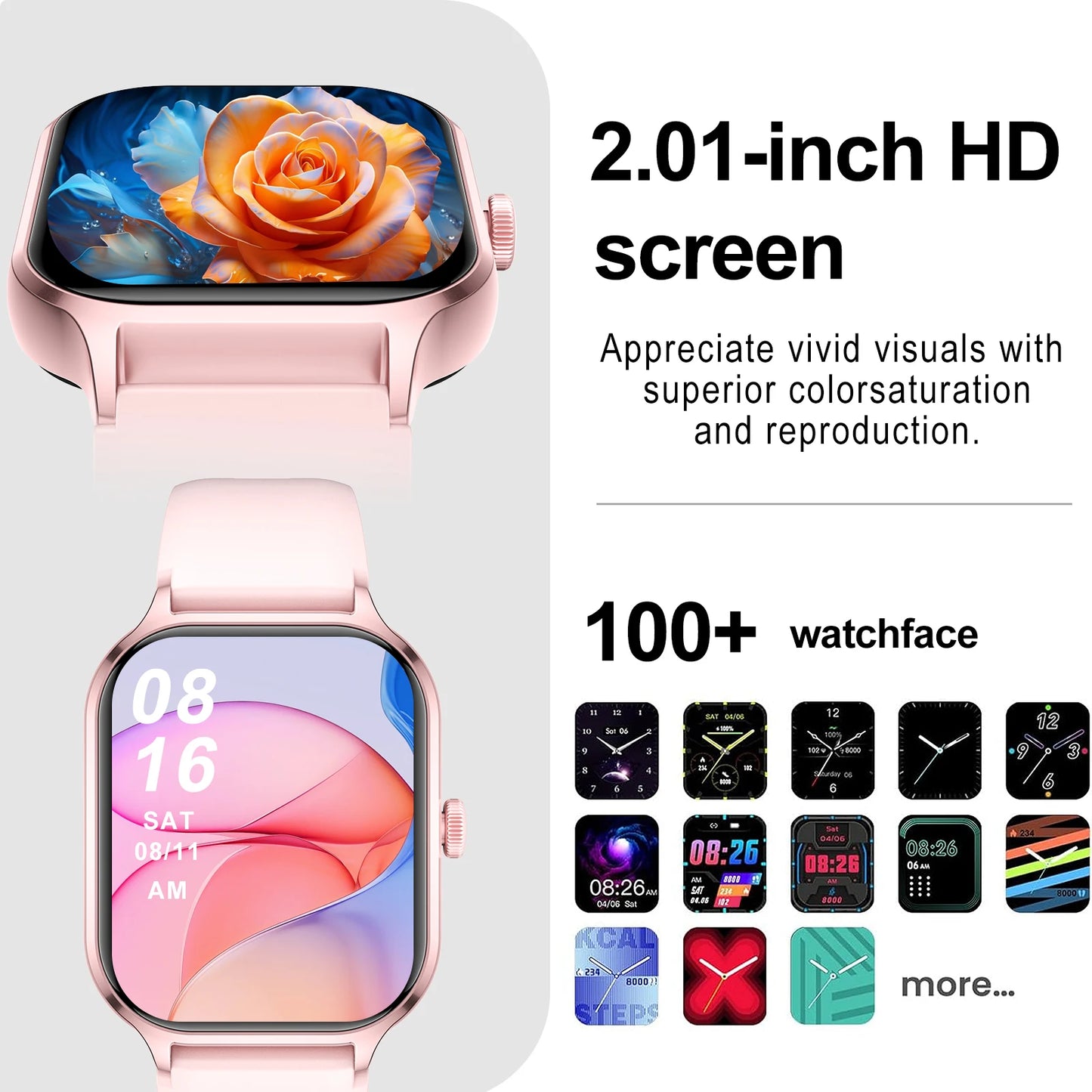 2025 Smart Watch, Wireless Dialing, iPhone/Android