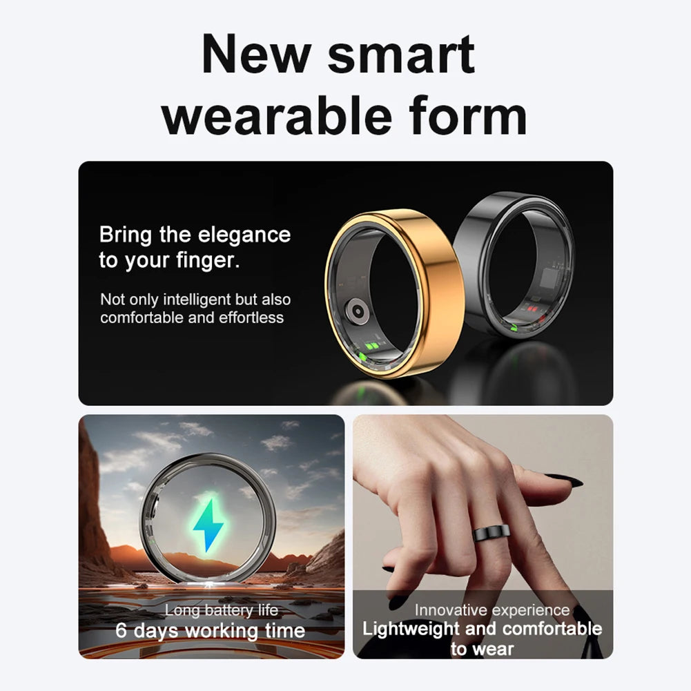 R02 Smart Ring Military Grade Titanium