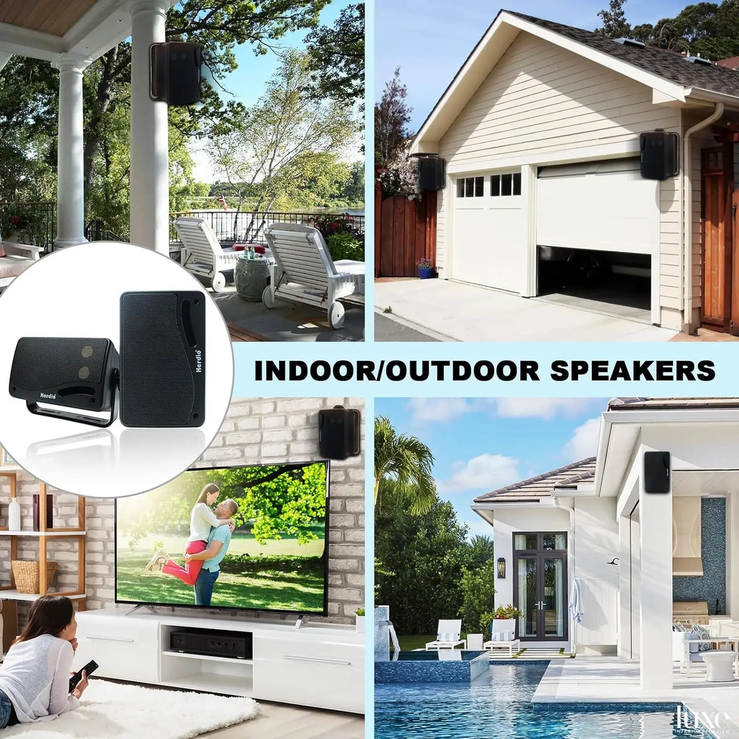 Herdio 3.5'' Passive Outdoor Speakers