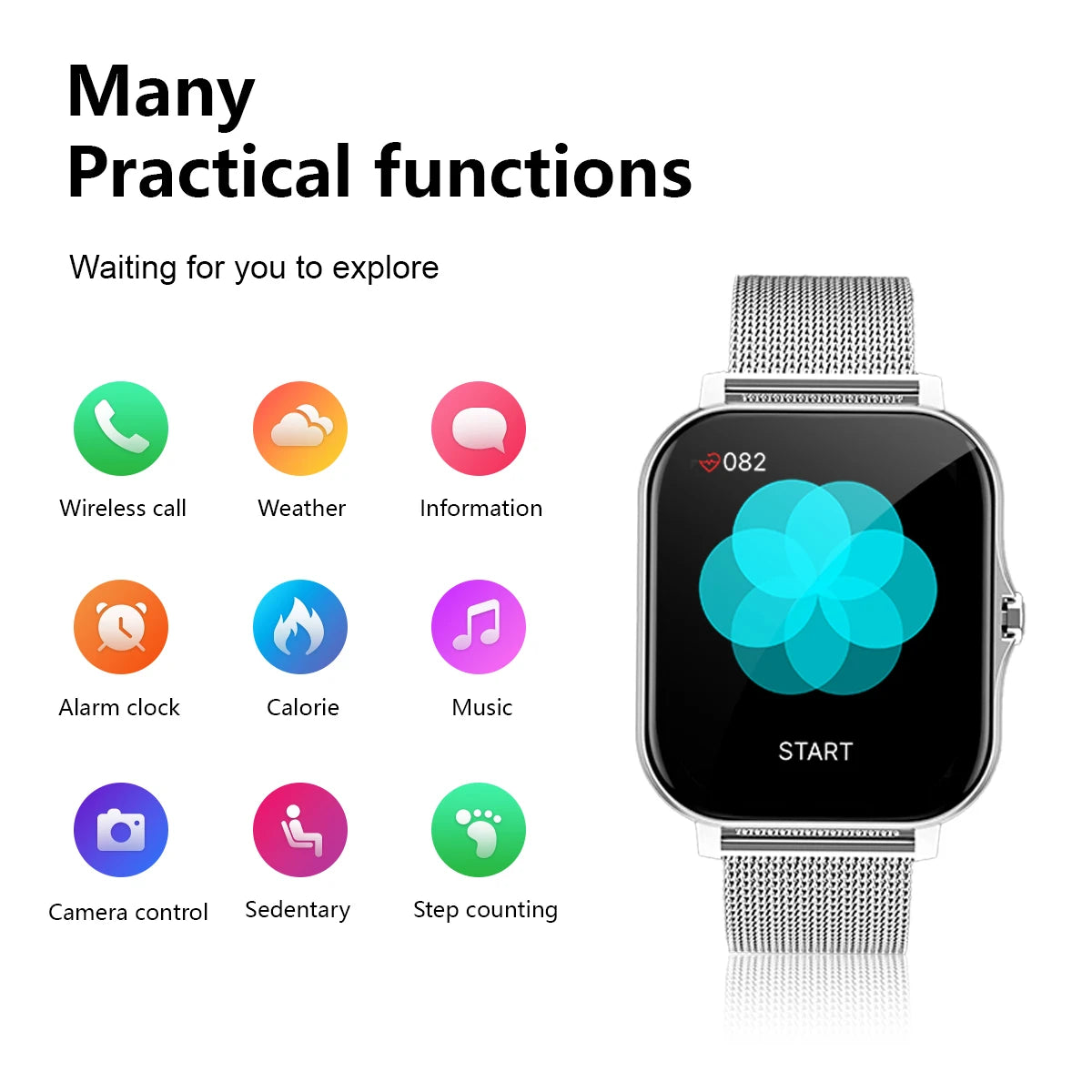Smart watch wireless calling/dial for iPhone/Andriod
