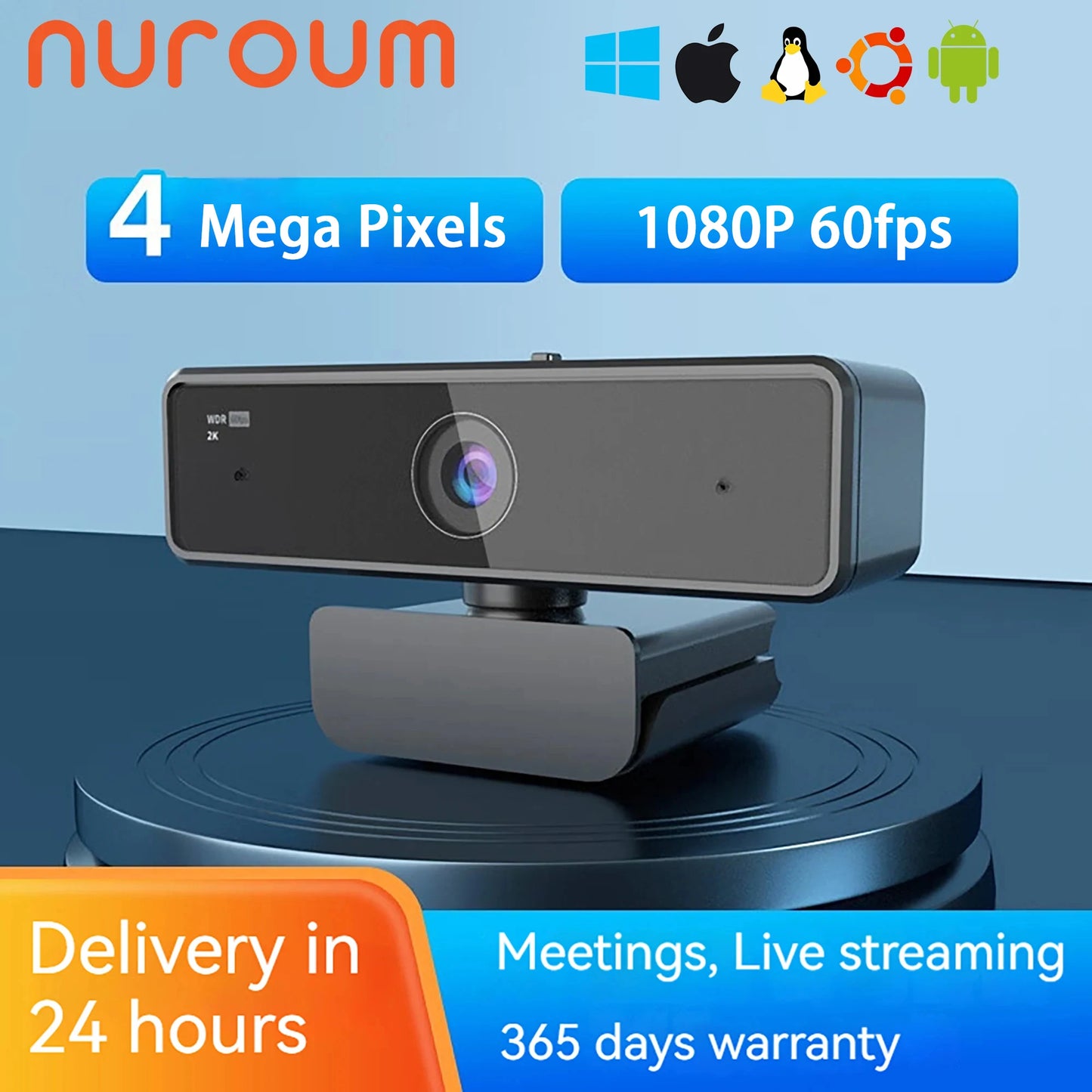 V11 2K Webcam for PC
