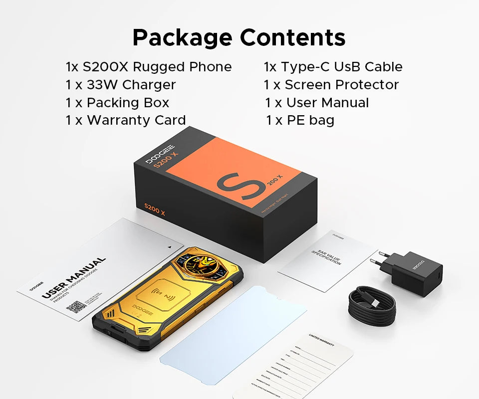 Global Version DOOGEE S200 X 5G Rugged Phone