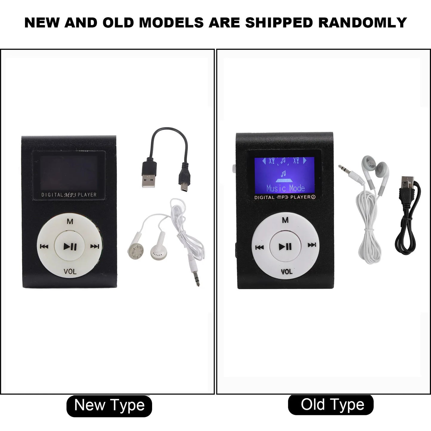 Portable Mini MP3 Music Player with Sports BackClip