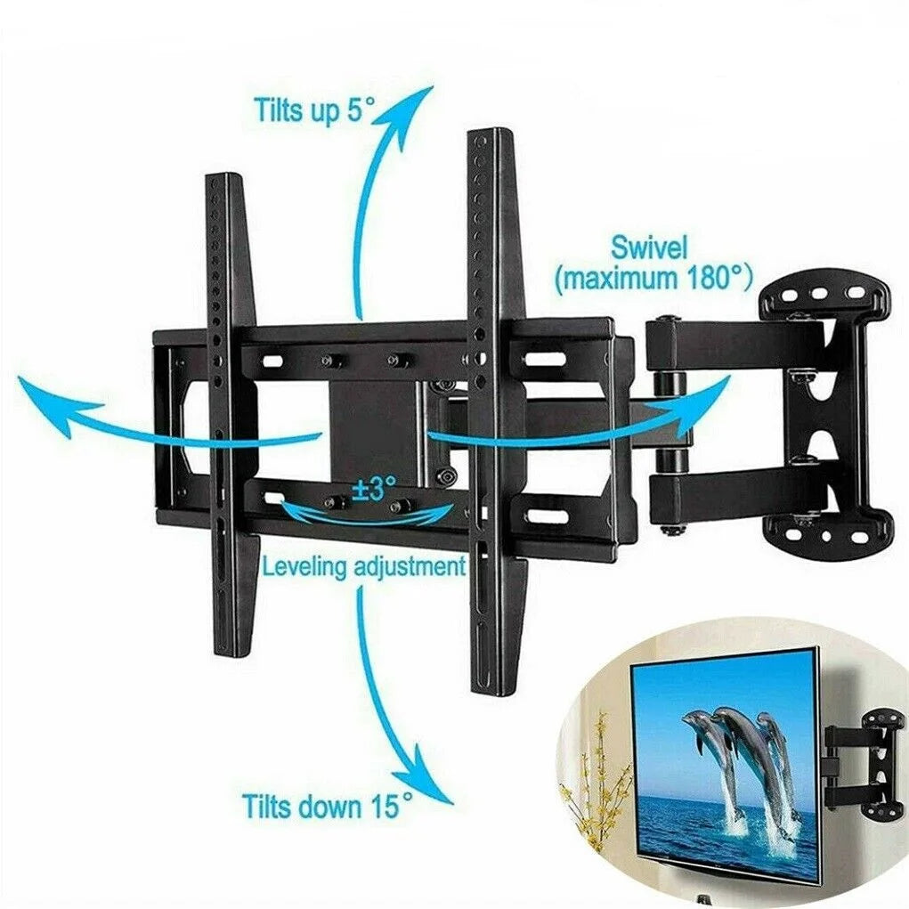 Full Motion TV Wall Mount with Tilt Swivel