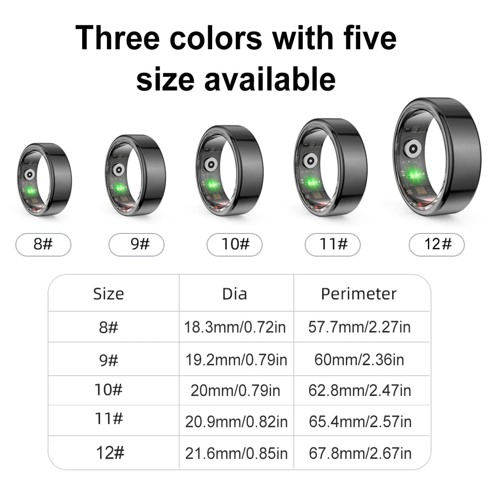 R02 Smart Ring Military Grade Titanium