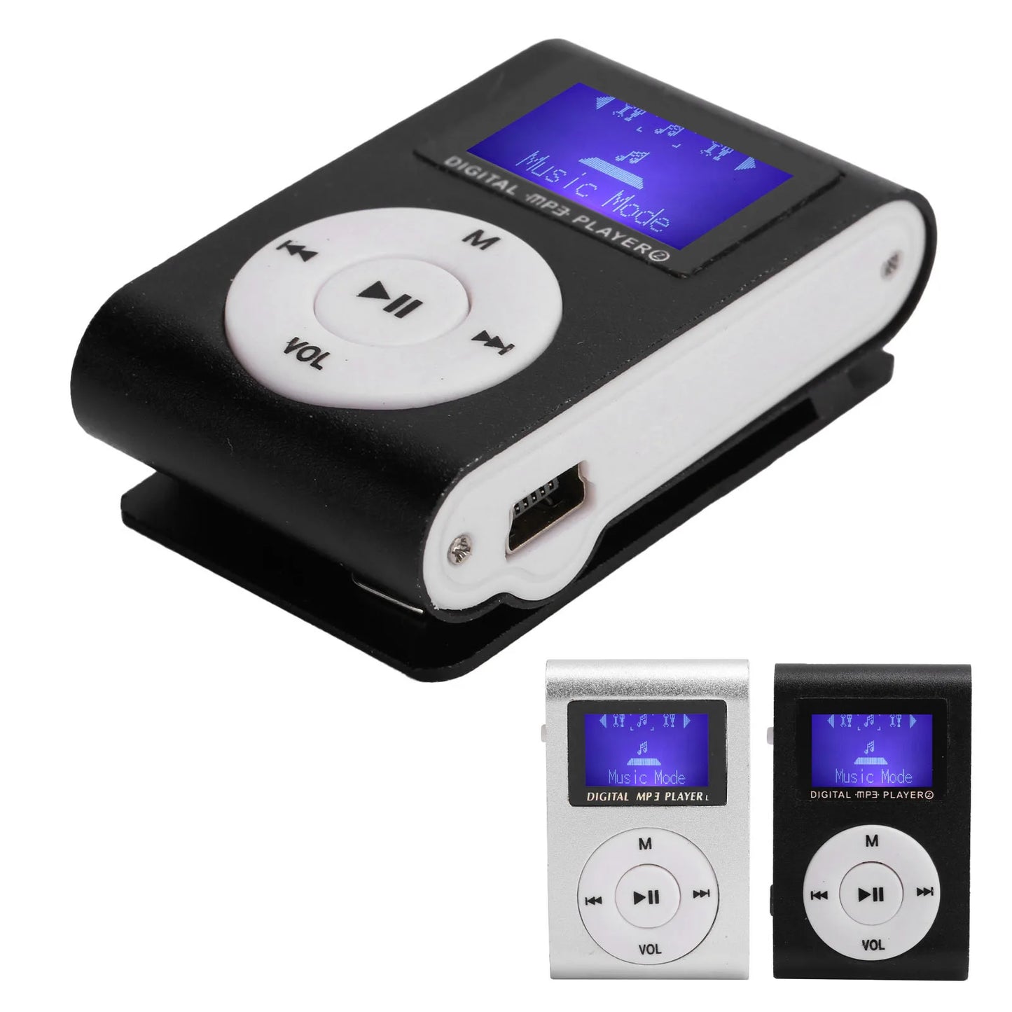 Portable Mini MP3 Music Player with Sports BackClip