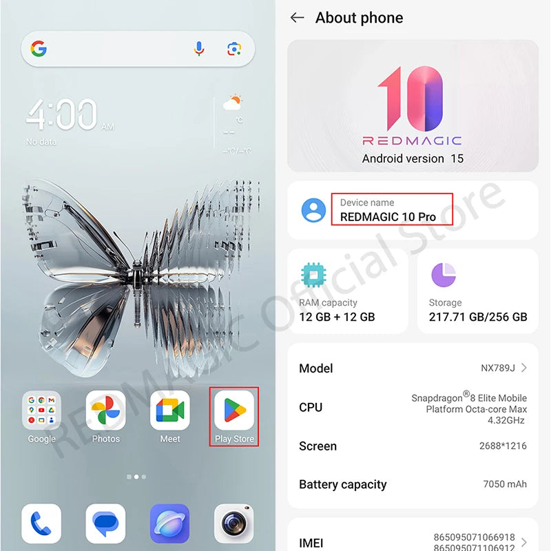 Original RedMagic 10 Pro 5G Global Version Gaming Phone