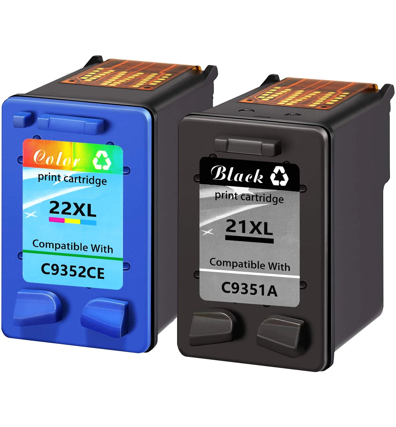 Black and Tri-color Ink Cartridge for HP Printers