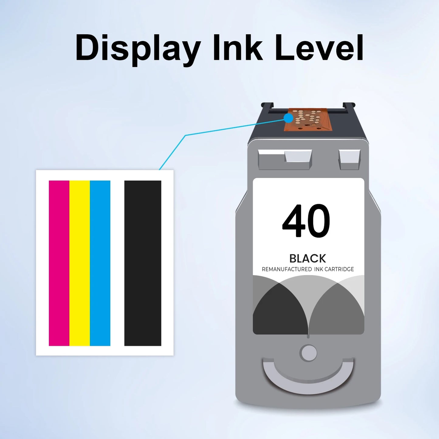 KT INK Remanufactured Ink cartridge Replacements for Canon Printer
