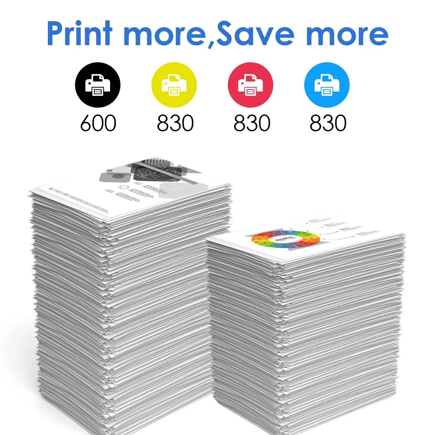 5PK Ink Cartridges for Canon Printers