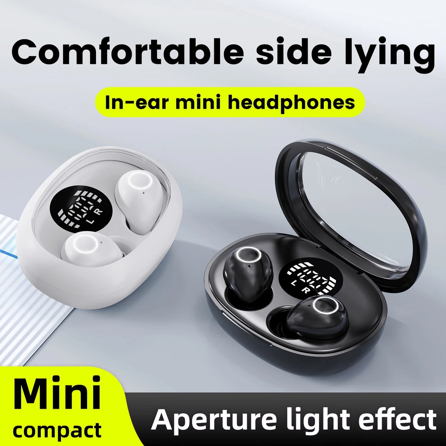 SK32 Invisible Sleep Wireless Bluetooth Earphone Mini Headset