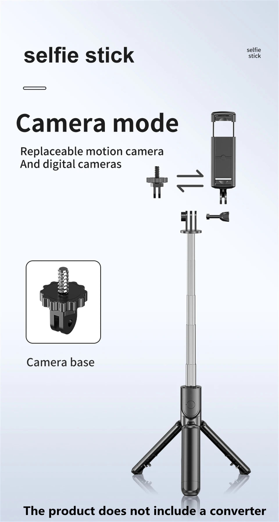 2025 New Foldable telescopic Tripod Selfie Stick