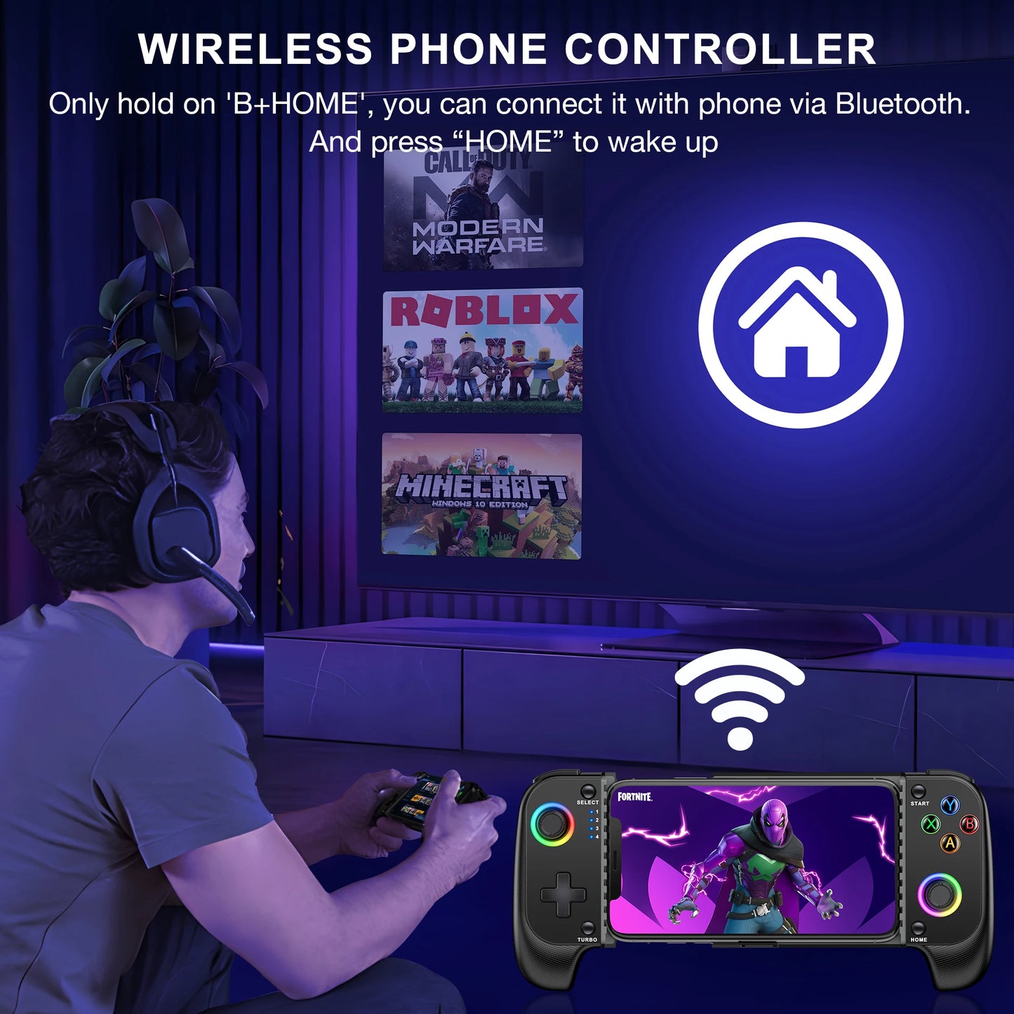BEBONCOOL MC100 Gamepad Telescopic For Phone