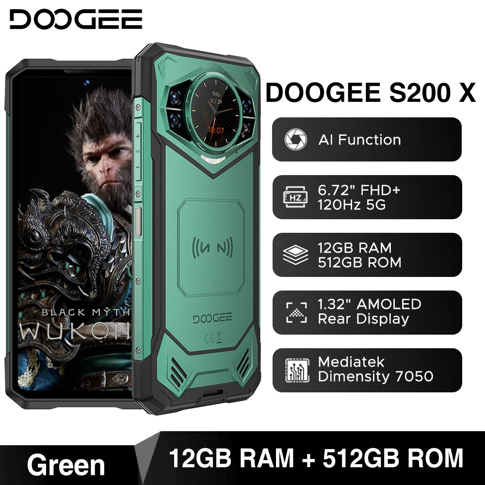 Global Version DOOGEE S200 X 5G Rugged Phone