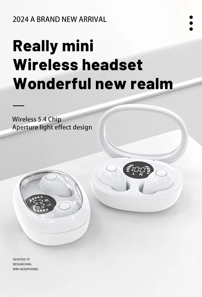 SK32 Invisible Sleep Wireless Bluetooth Earphone Mini Headset