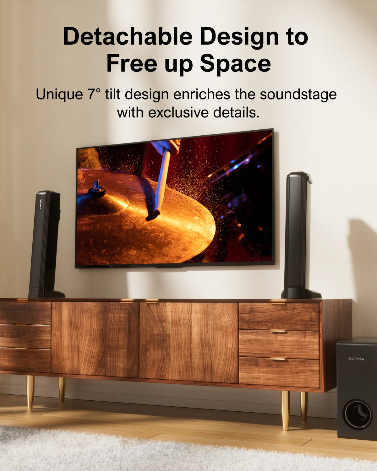 ULTIMEA 200W Home Theater Bluetooth Speakers with Soundbar