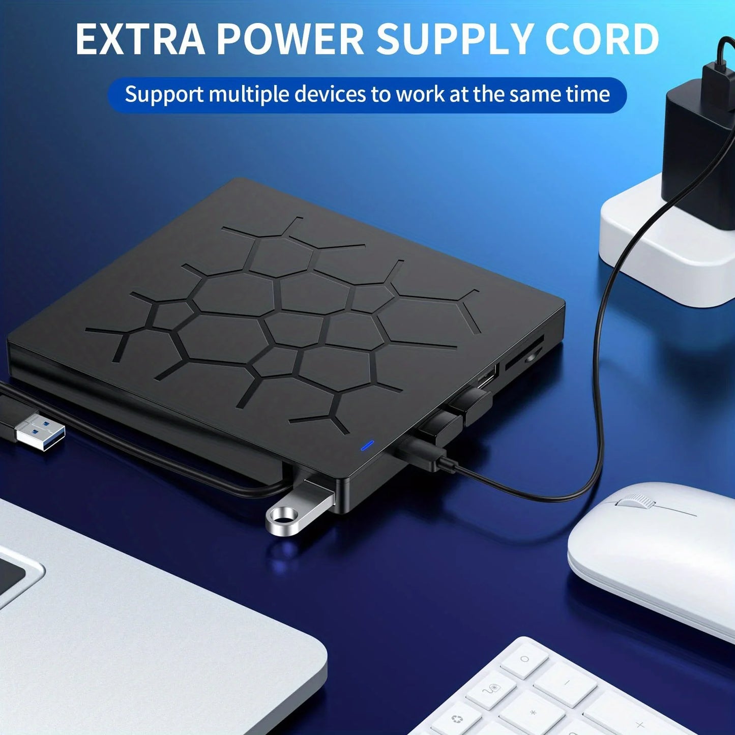 7 IN 1 USB 3.0 Portable External Disk Drive
