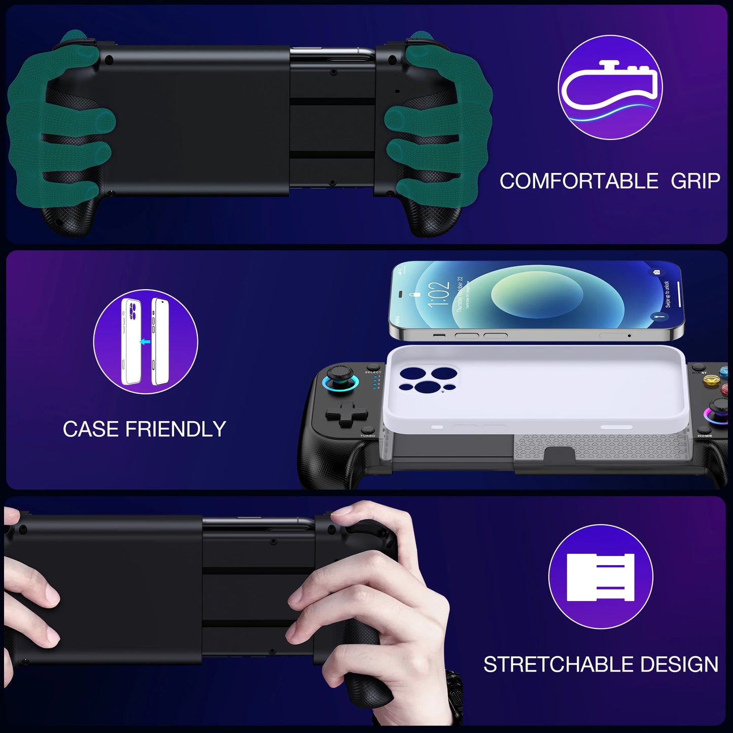 BEBONCOOL MC100 Gamepad Telescopic For Phone