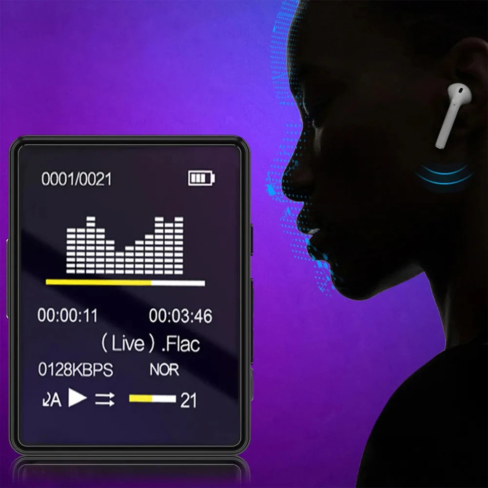8/16/32/64GB MP3 Music Player with HiFi Bluetooth