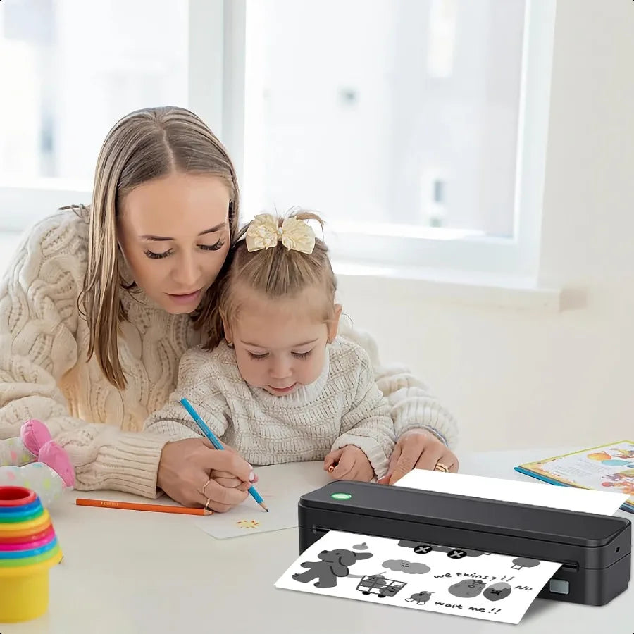 100 Sheets Thermal Printer Paper, 8.5 x 11 Inch
