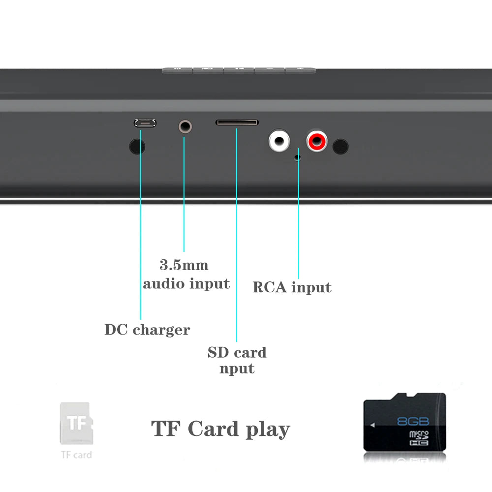 Home Theater Sound System Speaker with Bluetooth