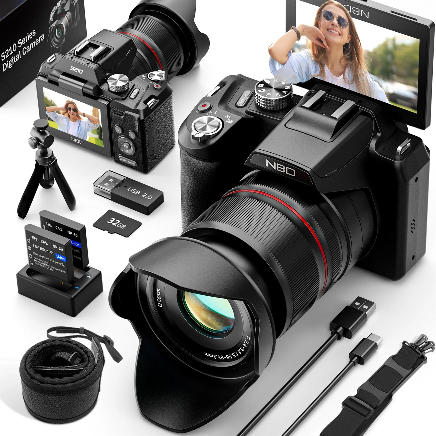 NBD 5K & 64MP Digital Cameras For Photography