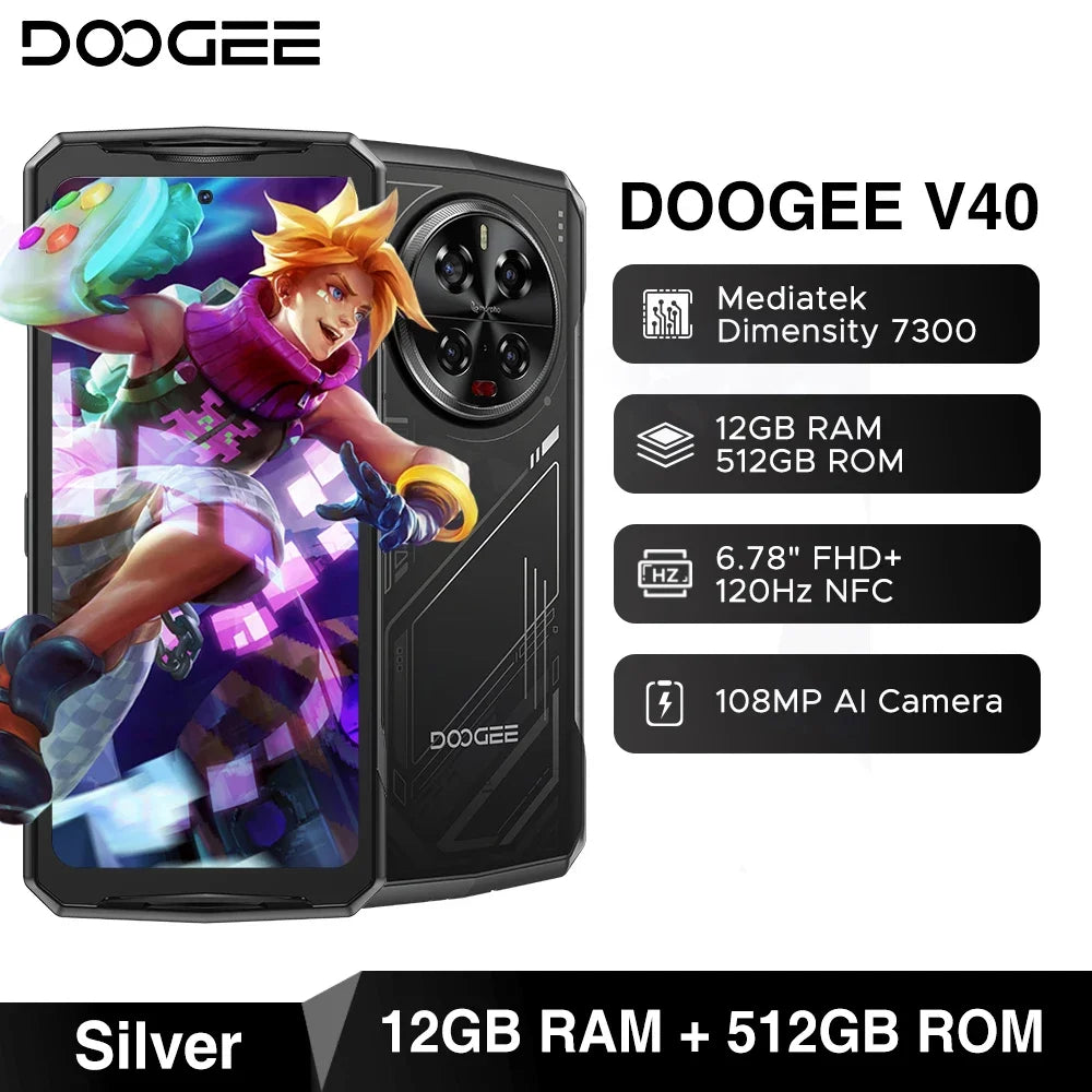 DOOGEE Global Version V40 5G Rugged Phone